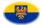 Drapeau Haute-Silésie (province prussienne) en vignette ovale