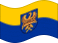 Drapeau Haute-Silésie (province prussienne) flottant statique