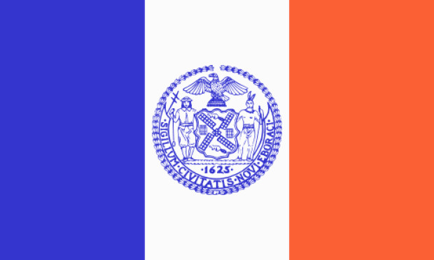 Drapeau Ville de New York, Drapeau Ville de New York