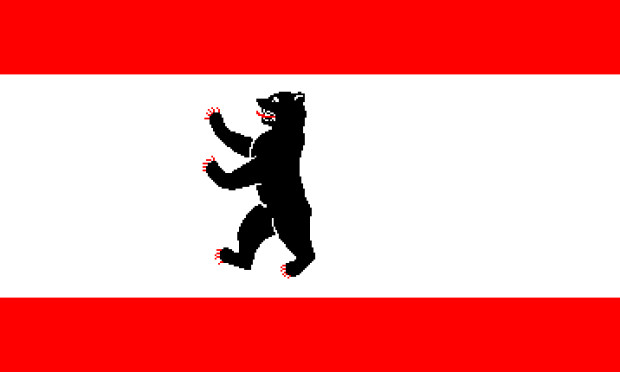 Drapeau Berlin-Ouest (West-Berlin)