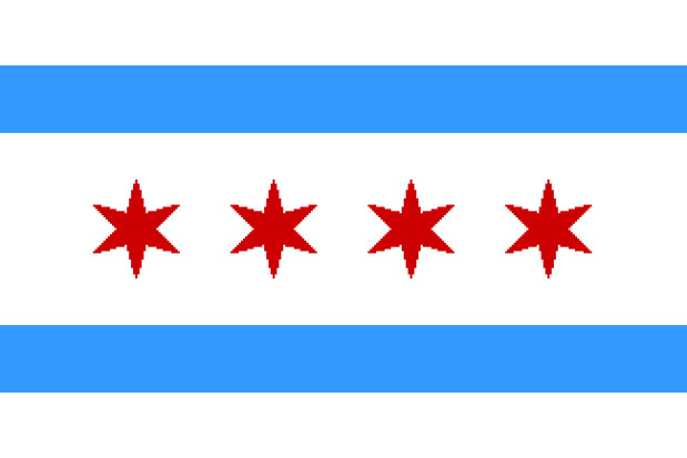 Drapeau Chicago, Drapeau Chicago