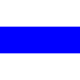 Drapeau Zoug rectangulaire