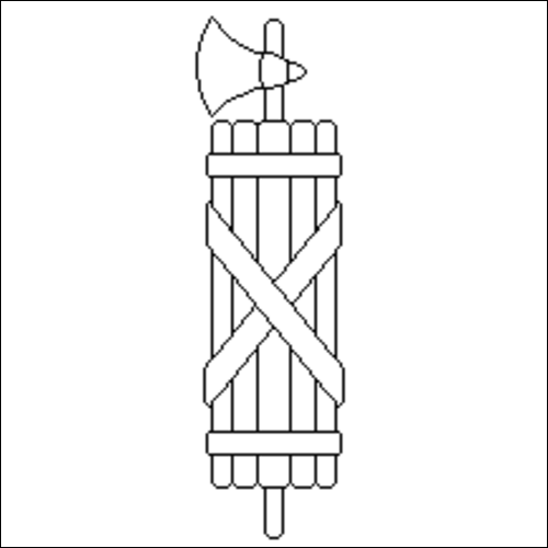 Contour du drapeau Saint-Gall à colorier