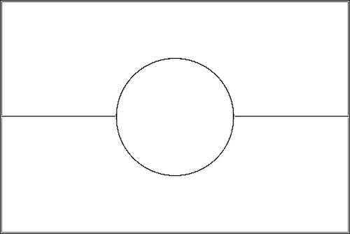 Contour du drapeau Aborigènes à colorier
