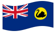 Drapeau animé Australie occidentale (Western Australia)