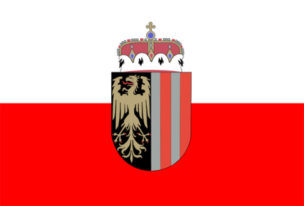 Drapeau Haute-Autriche (drapeau de service)