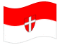 Drapeau animé Vienne (drapeau de service)