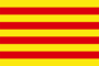 Graphiques de drapeau Catalogne