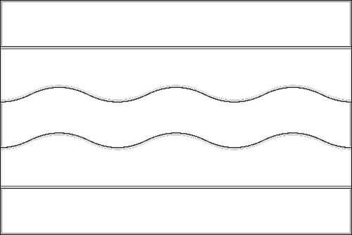 Contour du drapeau Overijssel à colorier