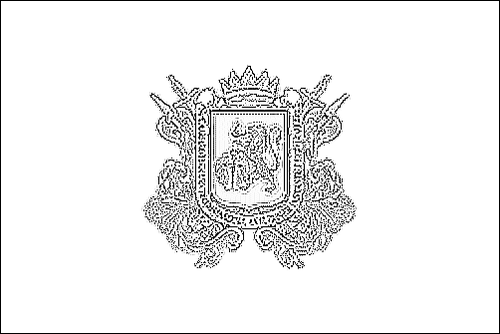Contour du drapeau Caracas à colorier