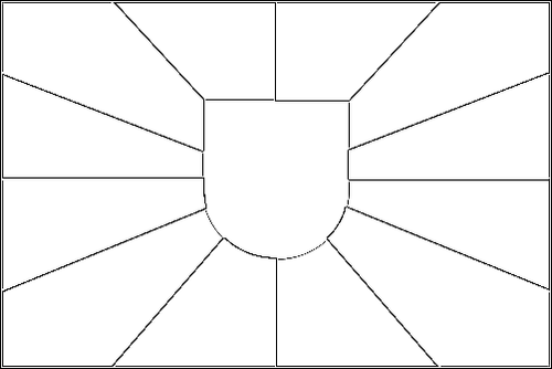 Contour du drapeau Flandre occidentale à colorier