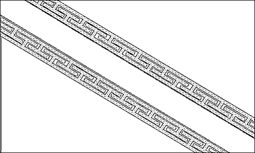 Contour du drapeau Champagne-Ardenne à colorier