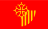 Graphiques de drapeau Languedoc-Roussillon