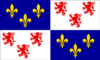 Graphiques de drapeau Picardie