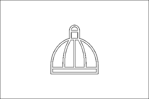 Contour du drapeau Durban à colorier