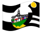 Drapeau animé Tshwane (Ville de la municipalité métropolitaine de Tshwane)