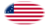 Drapeau Betsy Ross (USA 1777-1795) en vignette ovale