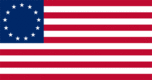 Drapeau Betsy Ross (USA 1777-1795) rectangulaire