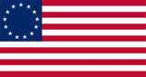 Drapeau Betsy Ross (USA 1777-1795) rectangulaire