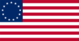 Graphiques de drapeau Betsy Ross (USA 1777-1795)