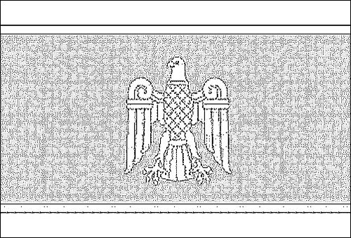 Contour du drapeau Tchernivtsi à colorier