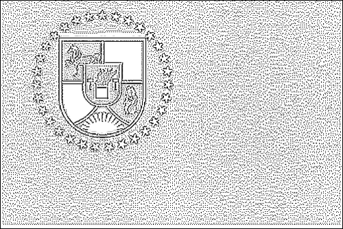 Contour du drapeau Louhansk à colorier