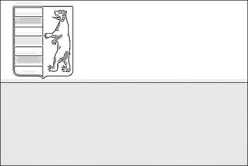 Contour du drapeau Transcarpatie à colorier