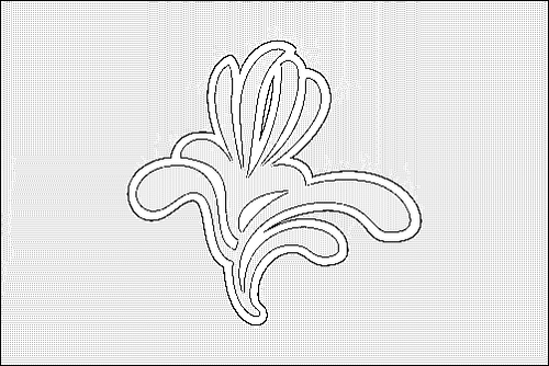 Contour du drapeau Bruxelles à colorier