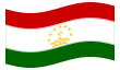 Drapeau animé Tadjikistan