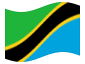 Drapeau animé Tanzanie