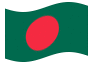 Drapeau animé Bangladesh