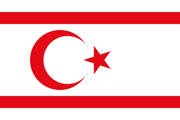 Drapeau République turque de Chypre du Nord