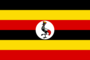 Graphiques de drapeau Ouganda