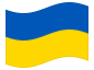Drapeau animé Ukraine