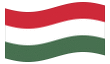 Drapeau animé Hongrie
