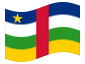 Drapeau animé République centrafricaine