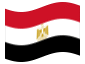 Drapeau animé Égypte