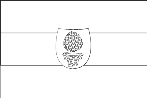 Contour du drapeau Augsbourg à colorier