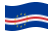 Drapeau Cap-Vert flottant