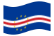 Drapeau Cap-Vert flottant