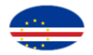 Drapeau Cap-Vert en vignette ovale