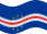 Drapeau Cap-Vert flottant statique