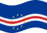 Drapeau Cap-Vert flottant statique