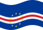 Drapeau Cap-Vert flottant statique