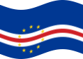 Drapeau Cap-Vert flottant statique