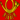 Drapeau Deutsche Bundespost (drapeau de service de 1950 à 1994) carré