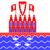 Drapeau Heiligenhafen carré