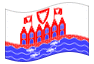 Drapeau animé Heiligenhafen