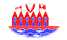 Drapeau Heiligenhafen en vignette ovale