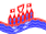 Drapeau Heiligenhafen flottant statique